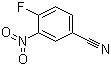 3-Nitro-4-fluorobenzonitrile molecular structure (CAS 1009-35-4)