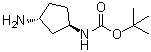 CAS 登录号：1009075-44-8, ((1R,3R)-3-氨基-环戊基)氨基甲酸叔丁酯