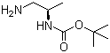 structure of CAS# 100927-10-4, N-[(1R)-2-氨基-1-甲基乙基]氨基甲酸叔丁酯