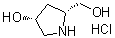 CAS # 1009335-36-7, (3R,5R)-5-(Hydroxymethyl)pyrrolidin-3-ol hydrochloride