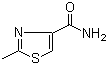 structure of CAS# 100959-91-9, 2-Methylthiazole-4-carboxamide