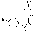 CAS 登录号：100990-01-0, 3,4-二(4-溴苯基)-2,5-二氢噻吩