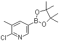 structure of CAS# 1010101-07-1, 6-Chloro-5-methylpyridine-3-boronic acid pinacol ester