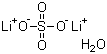 CAS # 10102-25-7, Lithium sulfate monohydrate