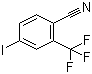 structure of CAS# 101066-87-9, 4-Iodo-2-(trifluoromethyl)benzonitrile