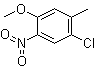 structure of CAS# 101080-03-9, 4-Chloro-5-methyl-2-nitroanisole