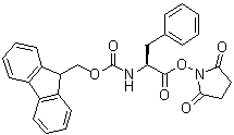 structure of CAS# 101214-43-1, [(1S)-2-[(2,5-二氧代-1-吡咯烷基)氧基]-2-氧代-1-(苯基甲基)乙基]氨基甲酸芴甲基酯