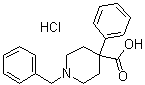 CAS # 1013330-27-2, 4-Phenyl-1-(phenylmethyl)-4-piperidinecarboxylic acid hydrochloride (1:1)