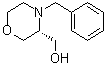 structure of CAS# 101376-26-5, (3R)-4-(Phenylmethyl)-3-morpholinemethanol