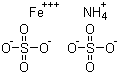 Ammonium iron(III) sulfate molecular structure (CAS 10138-04-2)