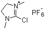structure of CAS# 101385-69-7, 2-Chloro-1,3-dimethylimidazolidinium hexafluorophosphate