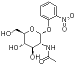 2'-Nitrophenyl 2-acetamido-2-deoxy-alpha-D-glucopyranoside molecular structure (CAS 10139-01-2)