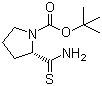 structure of CAS# 101410-18-8, N-Boc-L-硫代脯氨酰胺