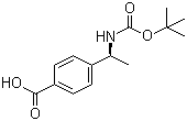 CAS # 1014644-95-1, 4-[(1S)-1-[[(tert-Butoxy)carbonyl]amino]ethyl]benzoic acid