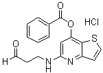 CAS # 1015223-89-8, [5-(3-Oxopropylamino)thieno[3,2-b]pyridin-7-yl] benzoate hydrochloride