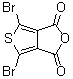 structure of CAS# 1015423-45-6, 4,6-二溴-1H,3H-噻吩并[3,4-c]呋喃-1,3-二酮