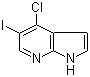 structure of CAS# 1015610-31-7, 4-氯-5-碘-1H-吡咯并[2,3-b]吡啶