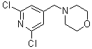 structure of CAS# 1015844-22-0, 4-[(2,6-二氯-4-吡啶基)甲基]吗啉