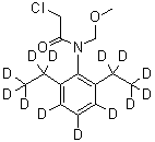 CAS # 1015856-63-9, 2-Chloro-N-[2,6-di(ethyl-1,1,2,2,2-d<sub>5</sub>)phenyl-3,4,5-d<sub>3</sub>]-N-(methoxymethyl)acetamide