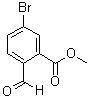 structure of CAS# 1016163-89-5, Methyl 5-bromo-2-formylbenzoate