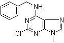 structure of CAS# 101622-53-1, 2-氯-9-甲基-N-苄基-9H-嘌呤-6-胺
