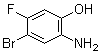 structure of CAS# 1016234-89-1, 2-氨基-4-溴-5-氟苯酚