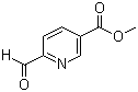 structure of CAS# 10165-86-3, 6-Formylnicotinic acid methyl ester