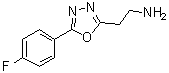 CAS 登录号：1017346-04-1, 5-(4-氟苯基)-1,3,4-恶二唑-2-乙胺