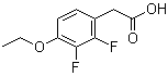 structure of CAS# 1017779-62-2, 4-乙氧基-2,3-二氟苯乙酸