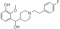 CAS # 1018473-89-6, 1-[2-(4-Fluorophenyl)ethyl]-alpha-(3-hydroxy-2-methoxyphenyl)-4-piperidinemethanol