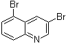 structure of CAS# 101861-59-0, 3,5-二溴喹啉