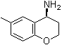 structure of CAS# 1018978-88-5, (4S)-3,4-二氢-6-甲基-2H-1-苯并吡喃-4-胺