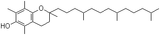 structure of CAS# 10191-41-0, Vitamin E