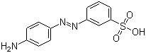 3-[(4-Aminophenyl)azo]-benzenesulfonic acid molecular structure (CAS 102-23-8)