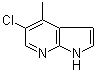 structure of CAS# 1020056-87-4, 5-氯-4-甲基-1H-吡咯并[2,3-b]吡啶