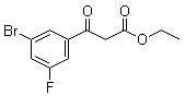CAS # 1020058-44-9, 3-Bromo-5-fluoro-beta-oxobenzenepropanoic acid ethyl ester