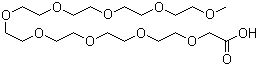 3,6,9,12,15,18,21,24,27-Nonaoxaoctacosanoic acid molecular structure (CAS 102013-72-9)