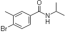 structure of CAS# 1020252-77-0, 4-溴-3-甲基-N-异丙基苯甲酰胺