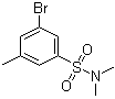 structure of CAS# 1020252-92-9, 3-Bromo-N,N-dimethyl-5-methylbenzenesulfonamide
