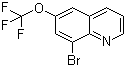 structure of CAS# 1020253-25-1, 8-溴-6-三氟甲氧基喹啉