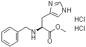 structure of CAS# 102029-99-2, N-苄基-L-组氨酸甲酯二盐酸盐