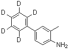 CAS # 1020718-97-1, 3-Methyl-[1,1'-biphenyl-2',3',4',5',6'-d<sub>5</sub>]-4-amine