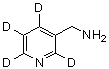 3-Pyridine-2,4,5,6-d<sub>4</sub>-methanamine molecular structure (CAS 1020719-00-9)