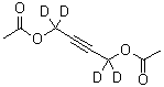 2-Butyne-1,1,4,4-d<sub>4</sub>-1,4-diol 1,4-diacetate molecular structure (CAS 1020719-23-6)