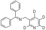 CAS # 1020719-40-7, N-(Diphenylmethylene)-3-pyridine-2,4,5,6-d<sub>4</sub>-methanamine