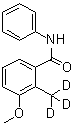 CAS # 1020719-60-1, 3-Methoxy-2-(methyl-d<sub>3</sub>)-N-phenylbenzamide