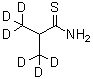 CAS # 1020719-63-4, 2-(Methyl-d<sub>3</sub>)propanethioamide-3,3,3-d<sub>3</sub>