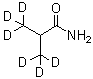 CAS # 1020719-64-5, 2-(Methyl-d<sub>3</sub>)propanamide-3,3,3-d<sub>3</sub>