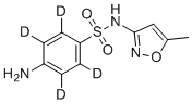 Sulfamethoxazole-d4 molecular structure (CAS 1020719-86-1)
