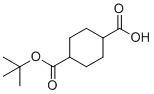 structure of CAS# 1021273-74-4, 4-[(Tert-butoxy)carbonyl]cyclohexane-1-carboxylic acid
